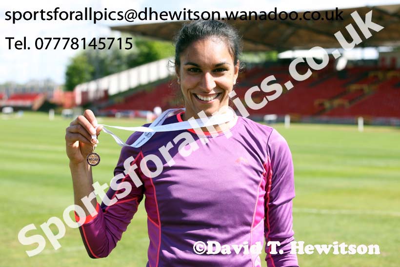 Womens senior 400 metres hurdles, North Eastern Champs, Gateshead Stadium. Photo: David T. Hewitson/Sports for All Pics